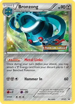 XY Black Star Promos Bronzong Pokémon card